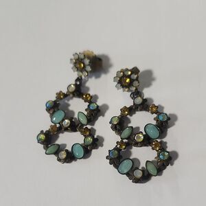 Sorelli Elegant Multi-Color Dangle Earrings